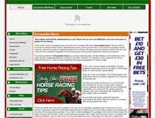 Tablet Screenshot of newmarketraces.com